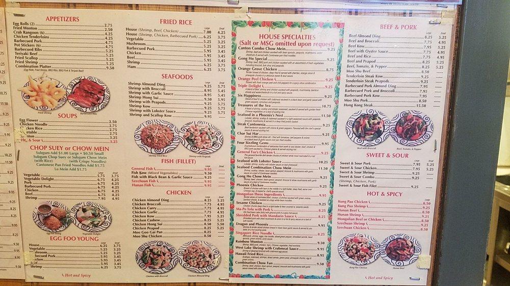 Menu At Gong Ho Restaurant Downers Grove