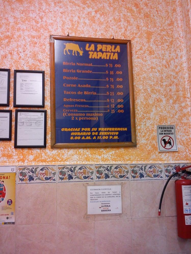 Restaurante La Perla Tapatía Birriería, Ciudad de México,  de la  Unión 5127 - Carta del restaurante y opiniones