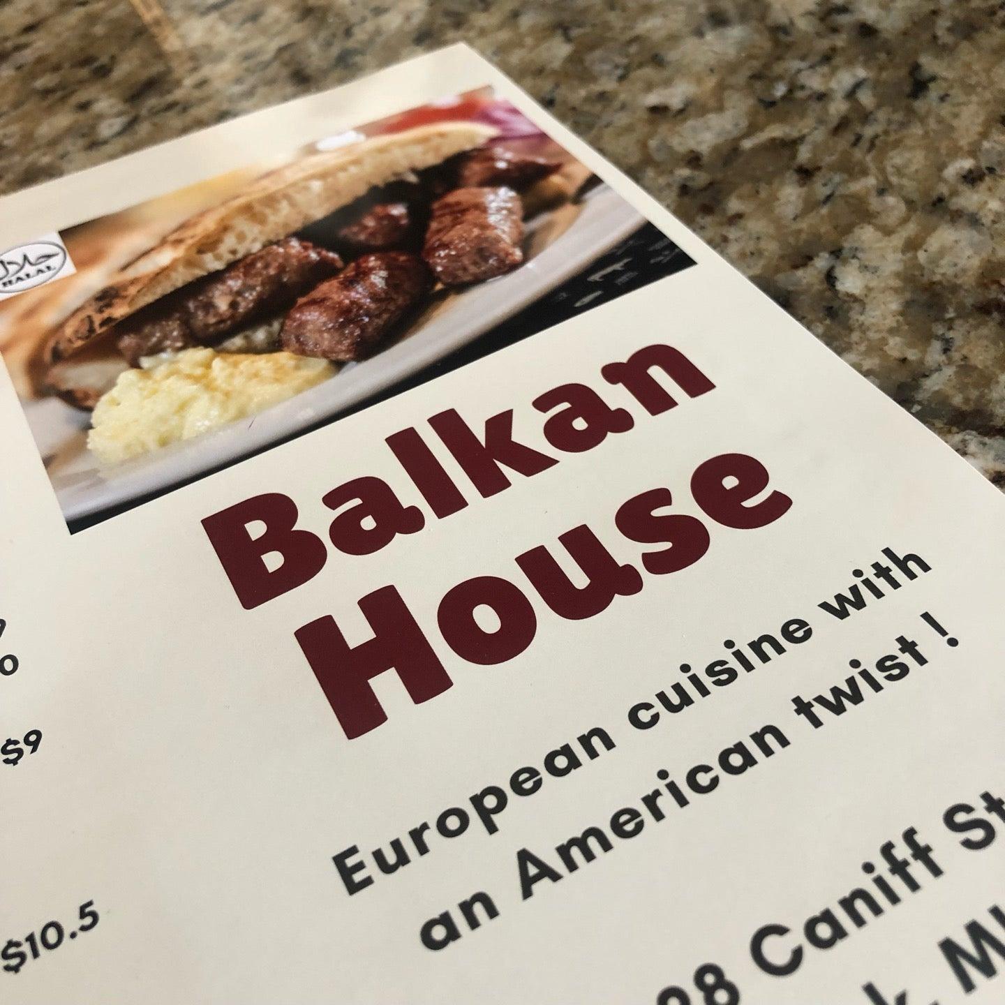 balkan house ferndale mi menu