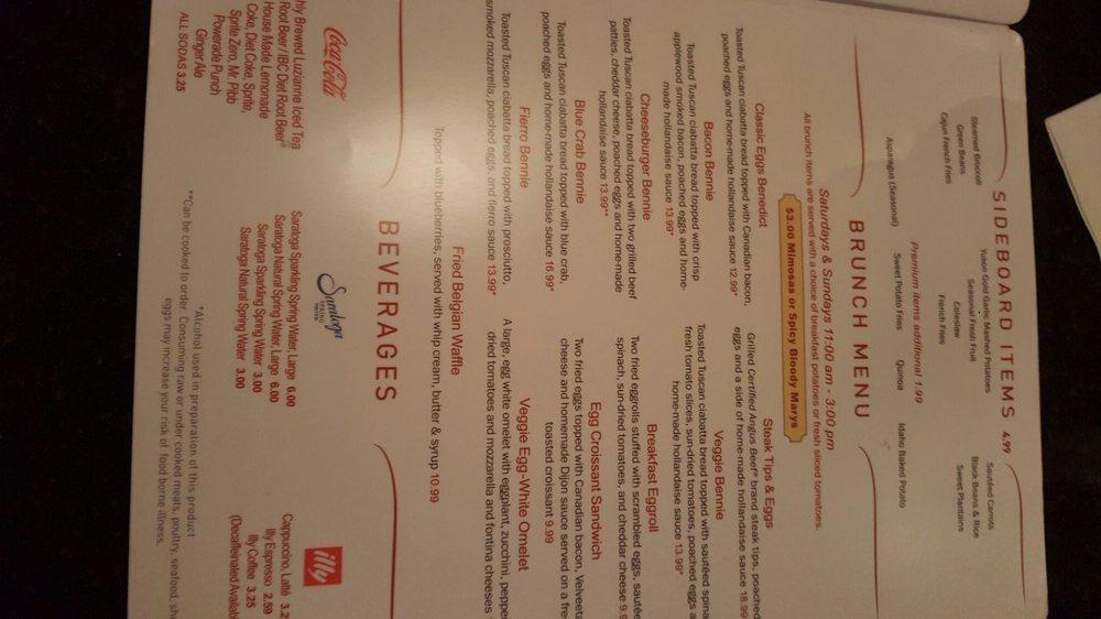 Menu at J. Mark's Restaurant, Pompano Beach, NE 23rd St