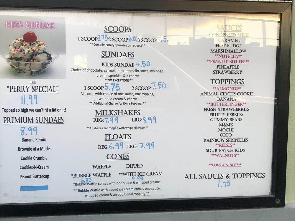 Menu at Suga Shack desserts, Bakersfield