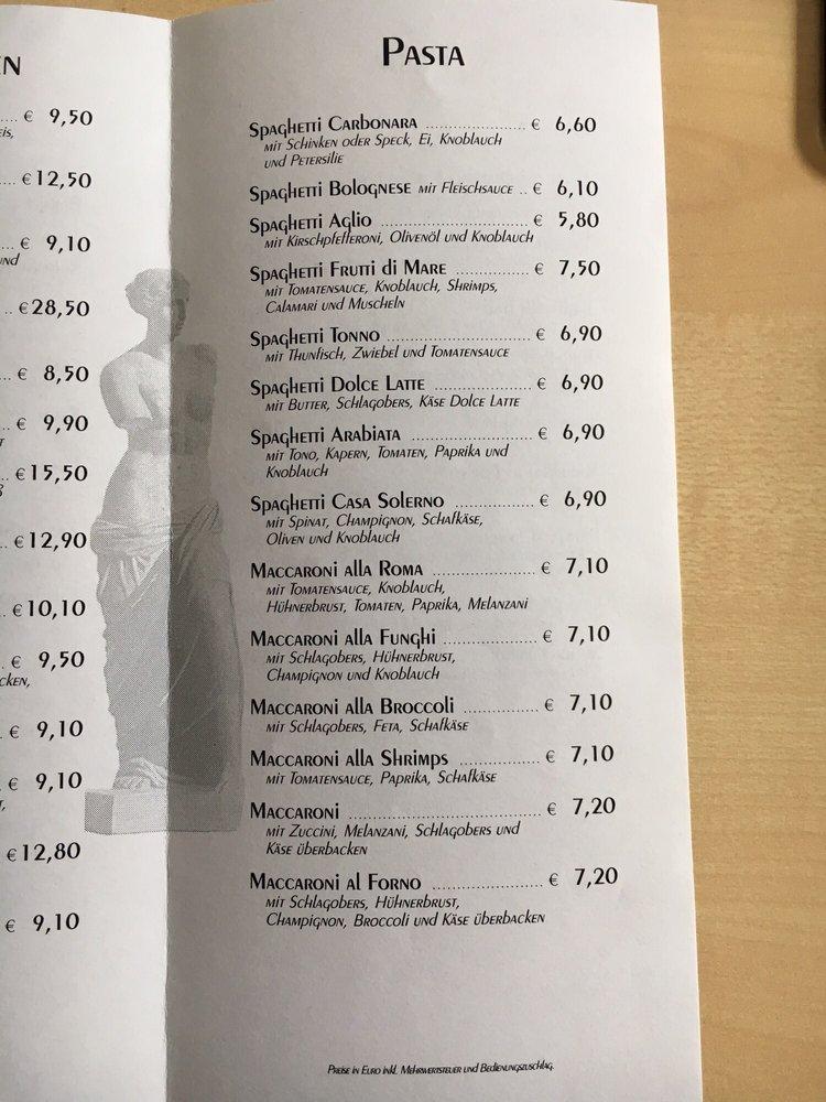 Speisekarte von Pizzeria Al Pacino (Cafe-Restaurant), Altlengbach