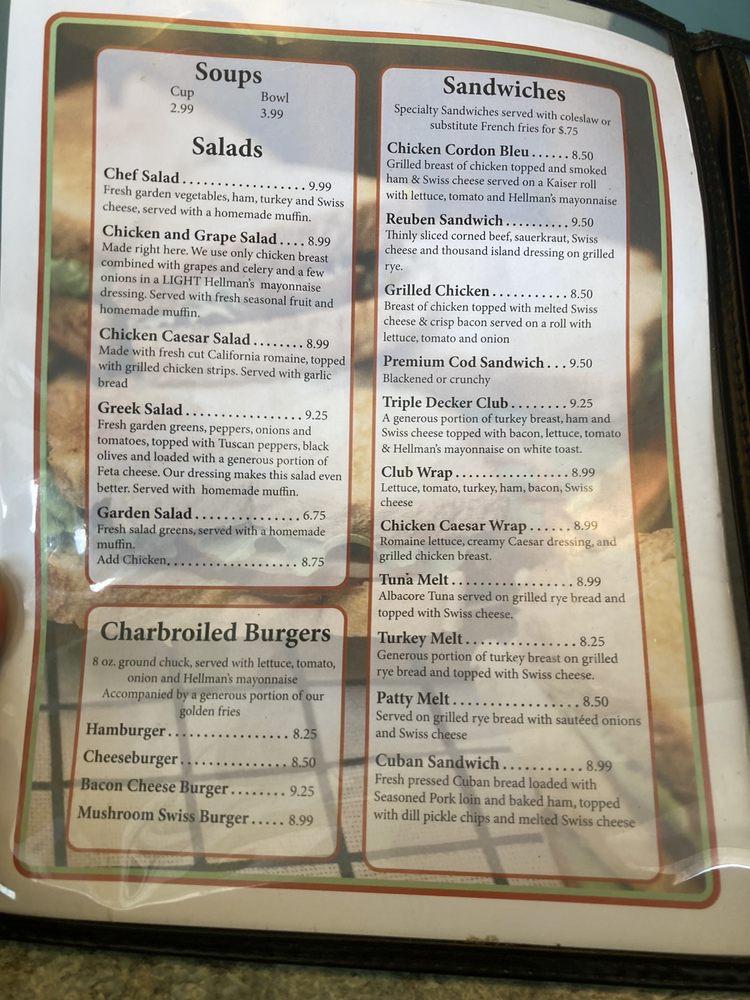 Menu at Jax Diner restaurant, North Fort Myers, N Tamiami Trail