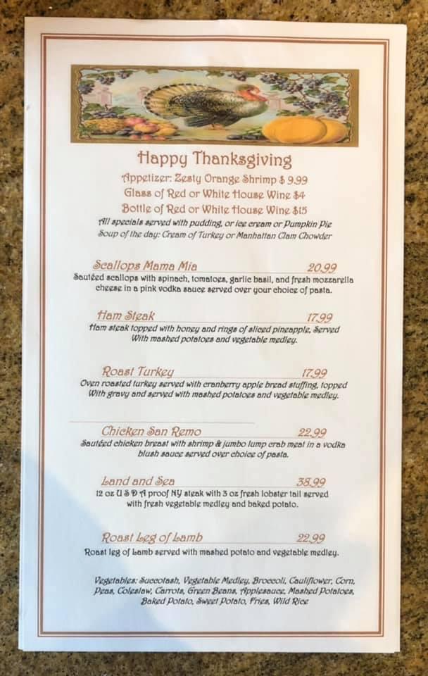 Menu at Green Olive Restaurant, Bridgeton, 610 Shiloh Pike