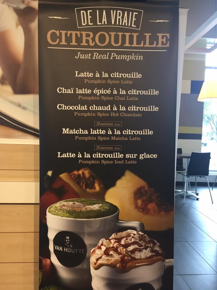 Menu At Caf Van Houtte Saguenay