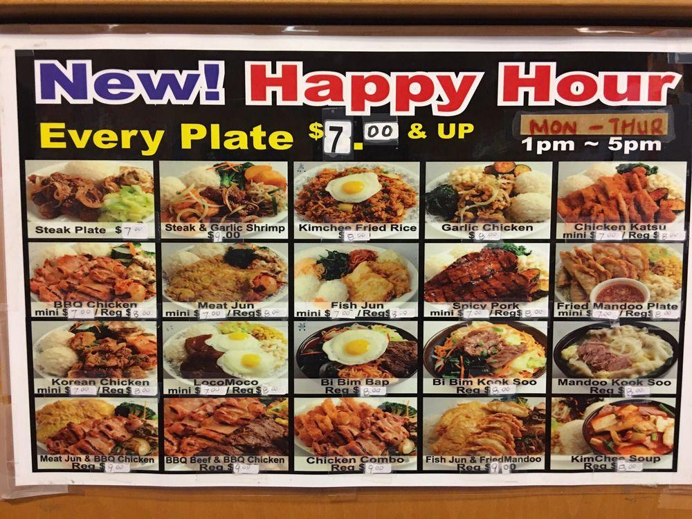 Carta de BBQ Hut, Waipahu