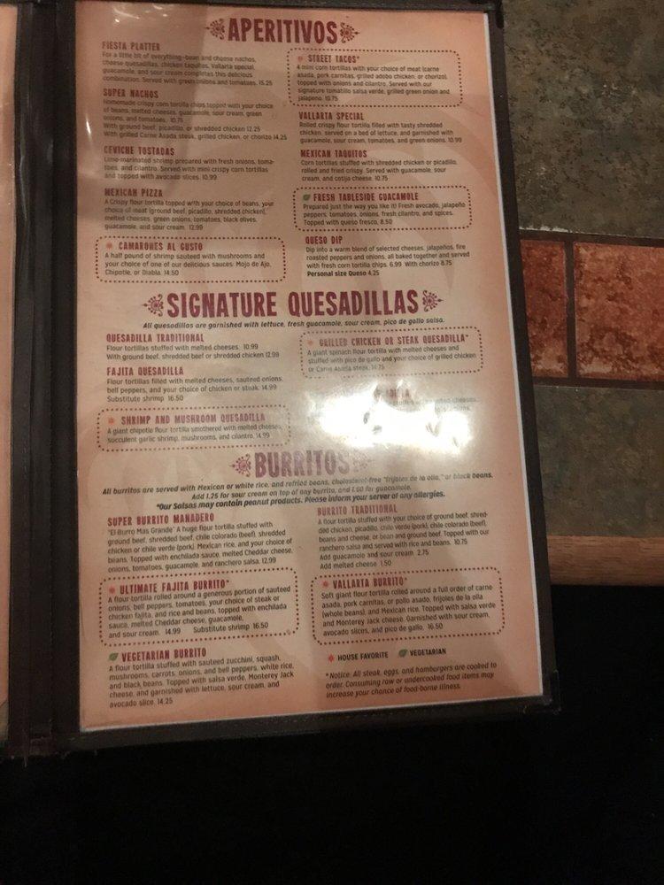 Menu at Puerto Vallarta Restaurant Port Orchard, WA, Port Orchard