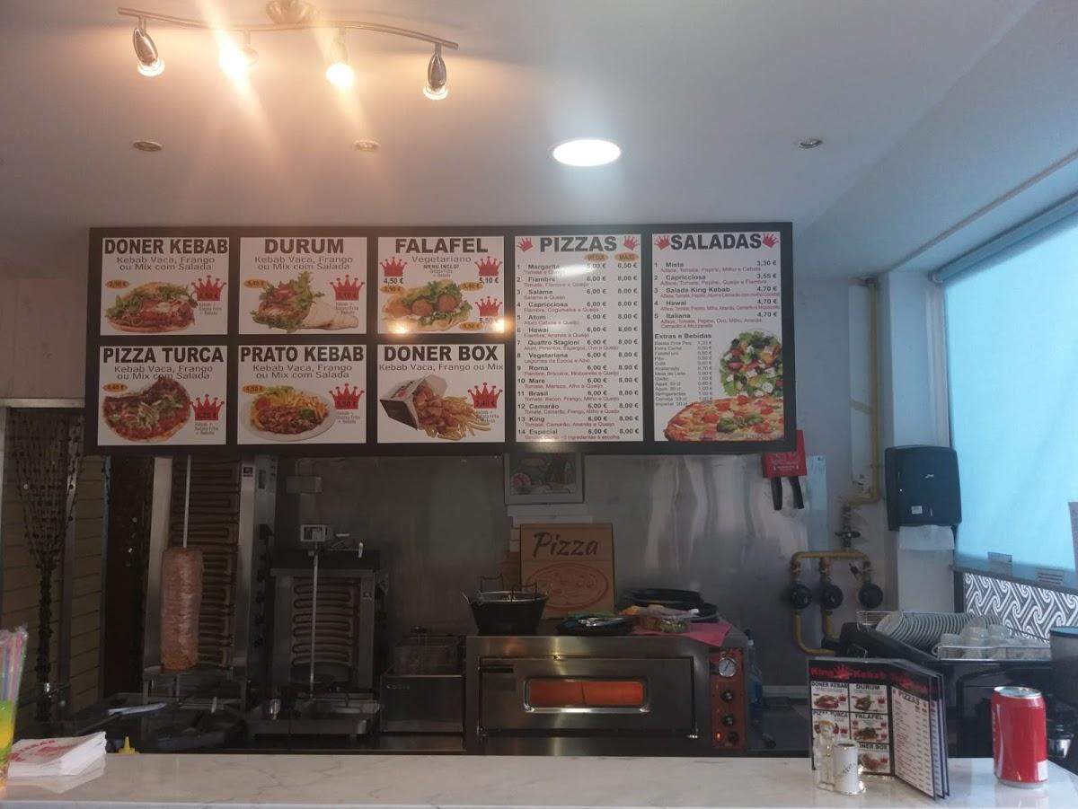 Menu em KING KEBAB & PIZZA restaurante, Batalha