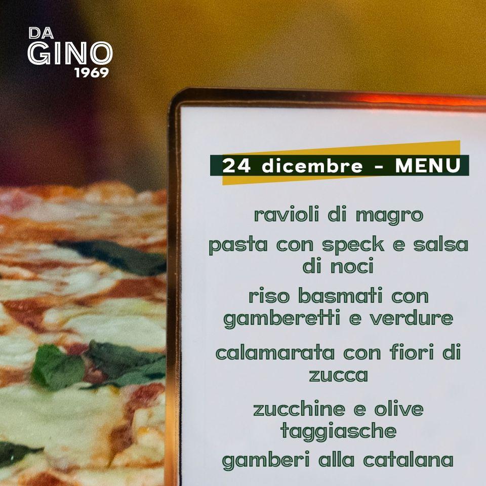 Menu di Pizzeria da Gino 
