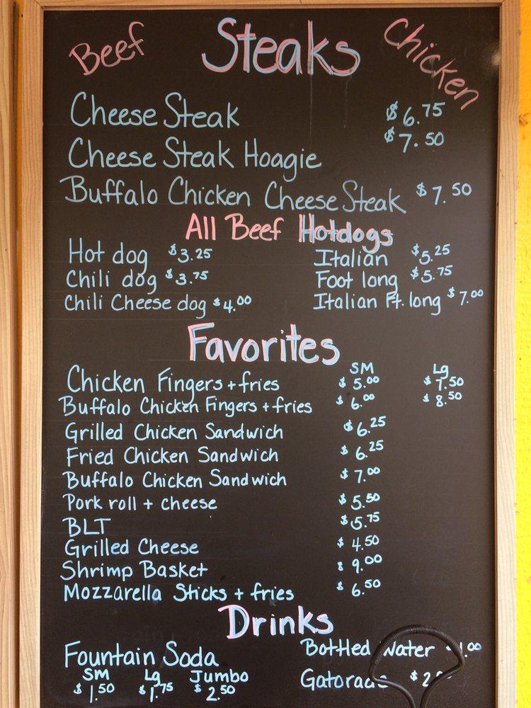 Menu at Cream King fast food, Pennington