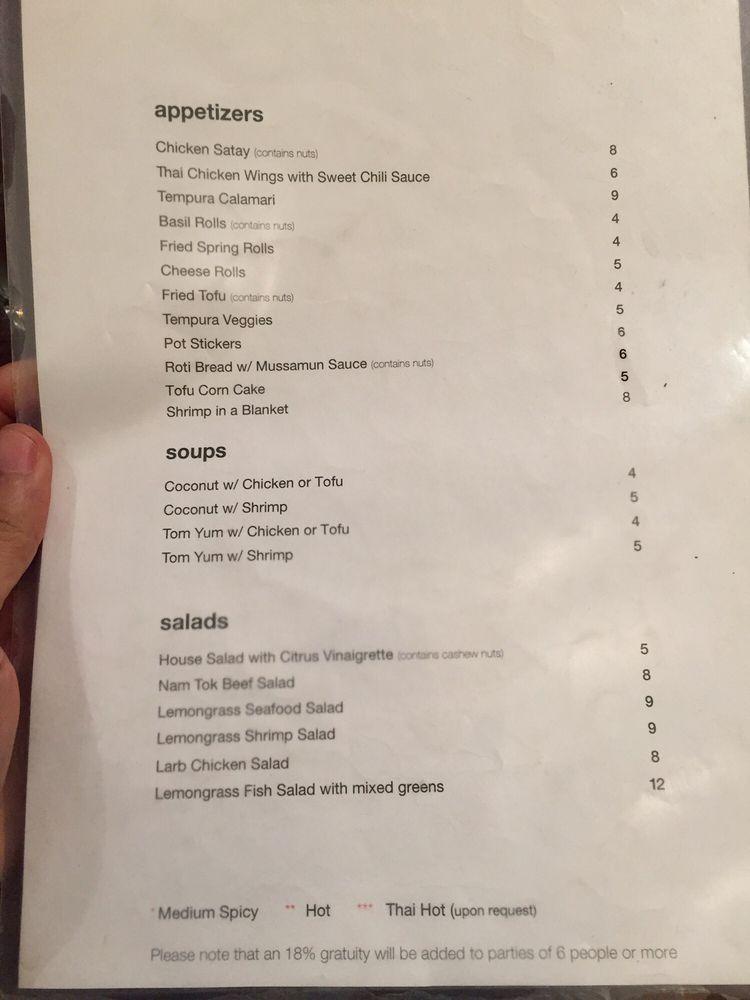 Menu at Spoon Eastside restaurant, Atlanta, 749 Moreland Ave SE