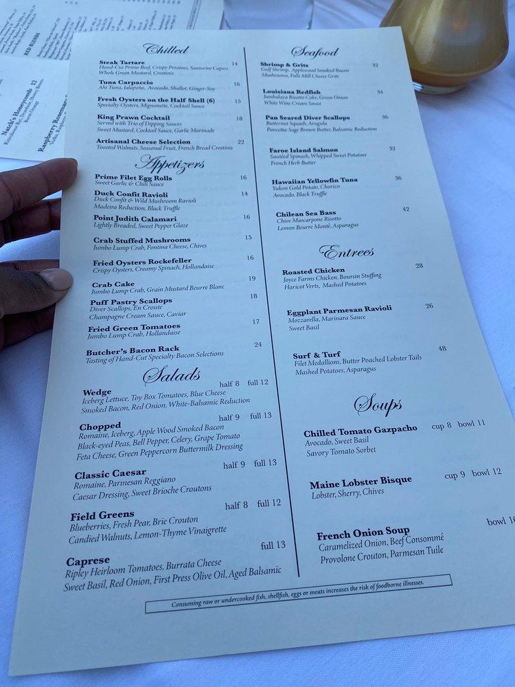 Menu at Porch and Parlor pub & bar, Memphis