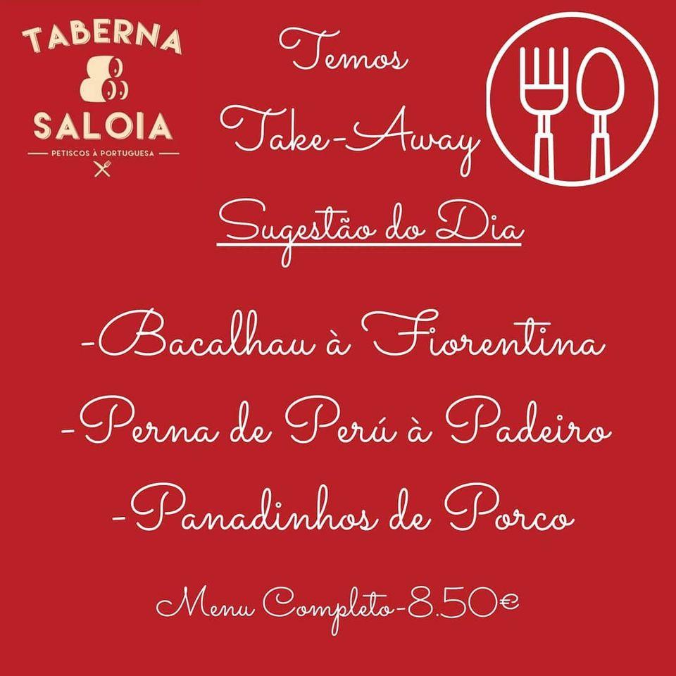 Menu Em Taberna Saloia Restaurante Loures