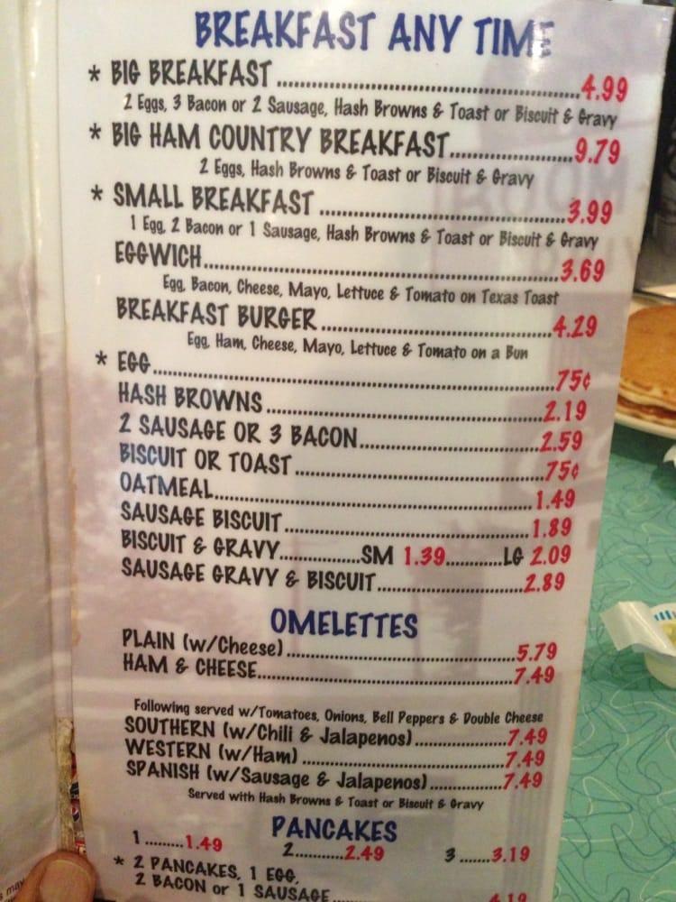 Menu at Boomarang Diner Stillwater restaurant, Stillwater, 902 S Main St