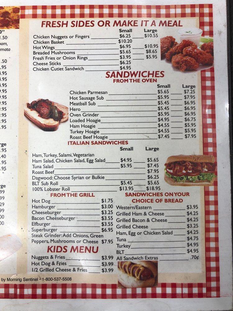 Menu at Arkay Pizza & Variety Store pizzeria, Farmington