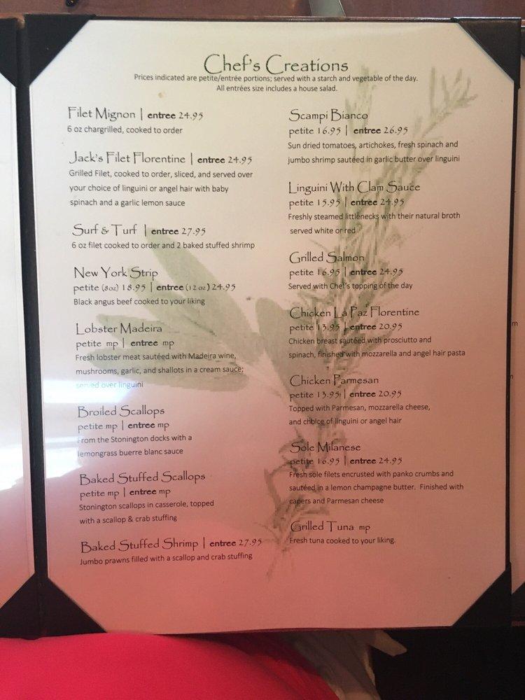 Menu at Rosemary & Sage desserts, Old Saybrook