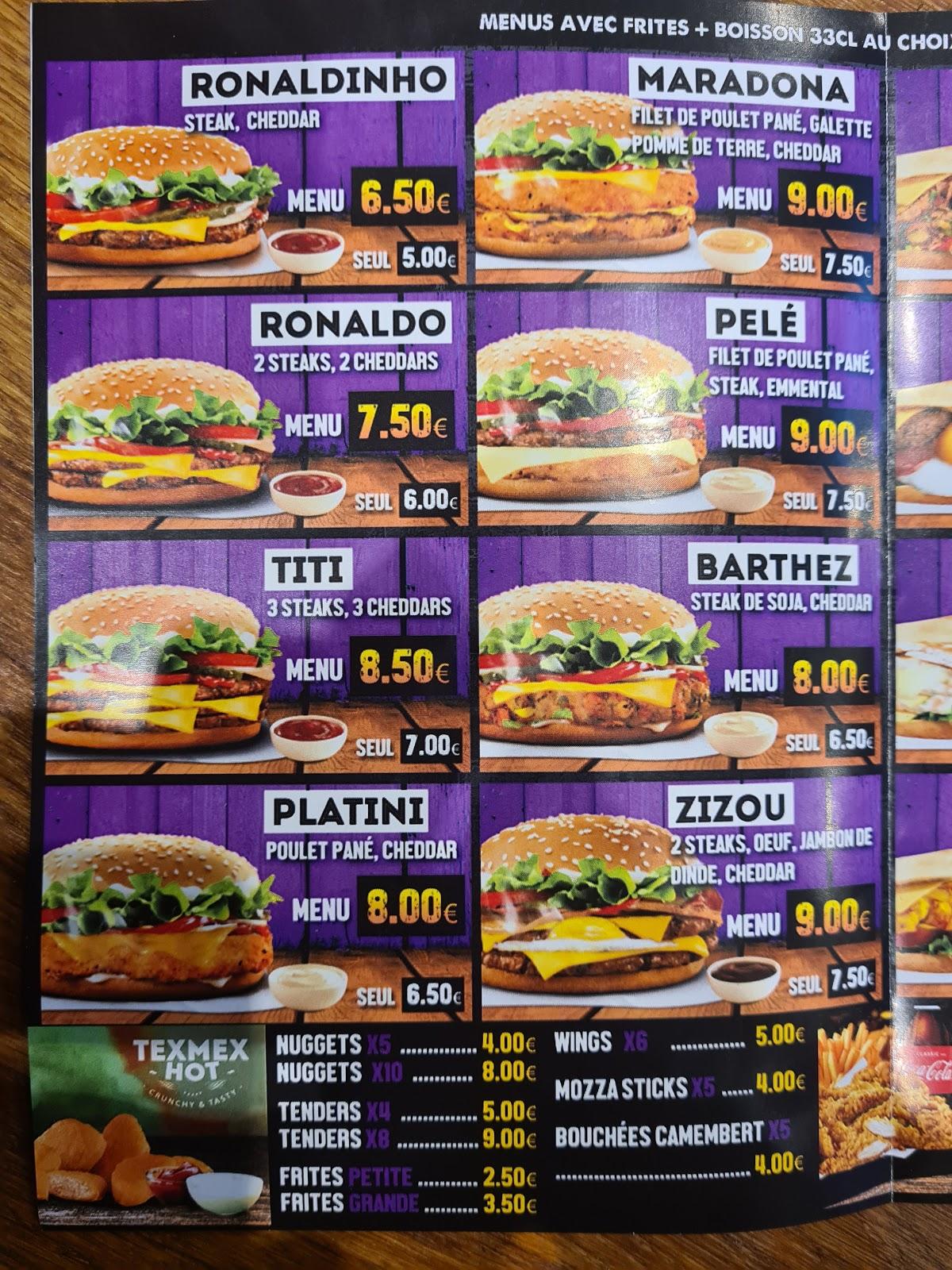 Menu at O Deli's restaurant, Guérande