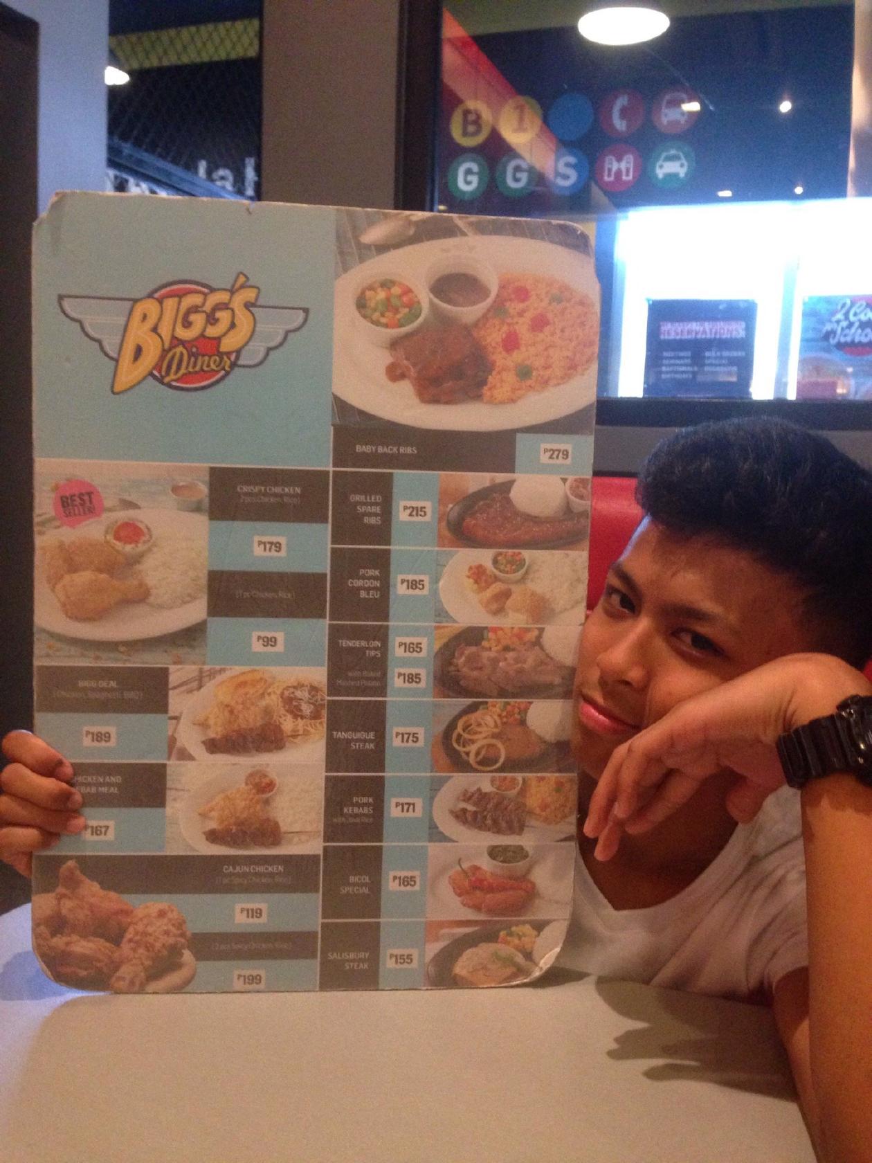 Menu At Biggs Diner, Lipa, Ground Floor SM City Lipa