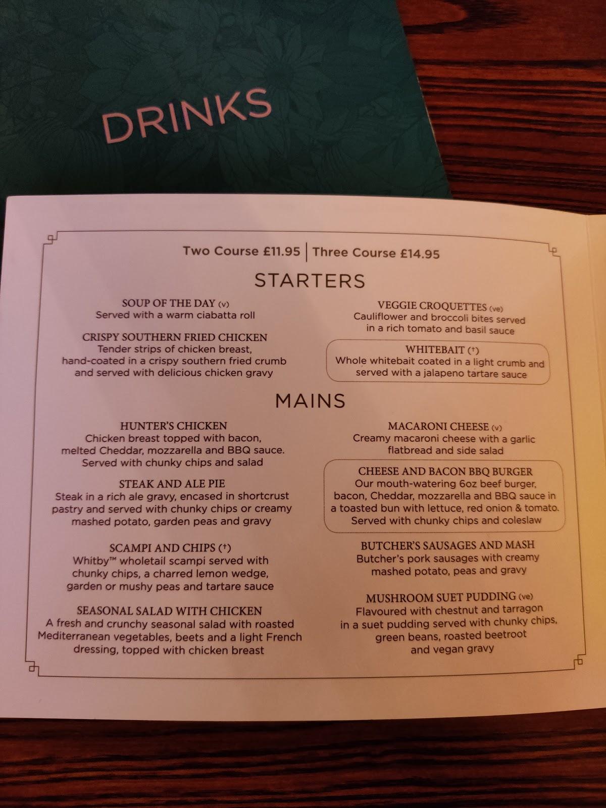 Menu At The Six Bells Pub & Bar, Cambridge, 9 High St