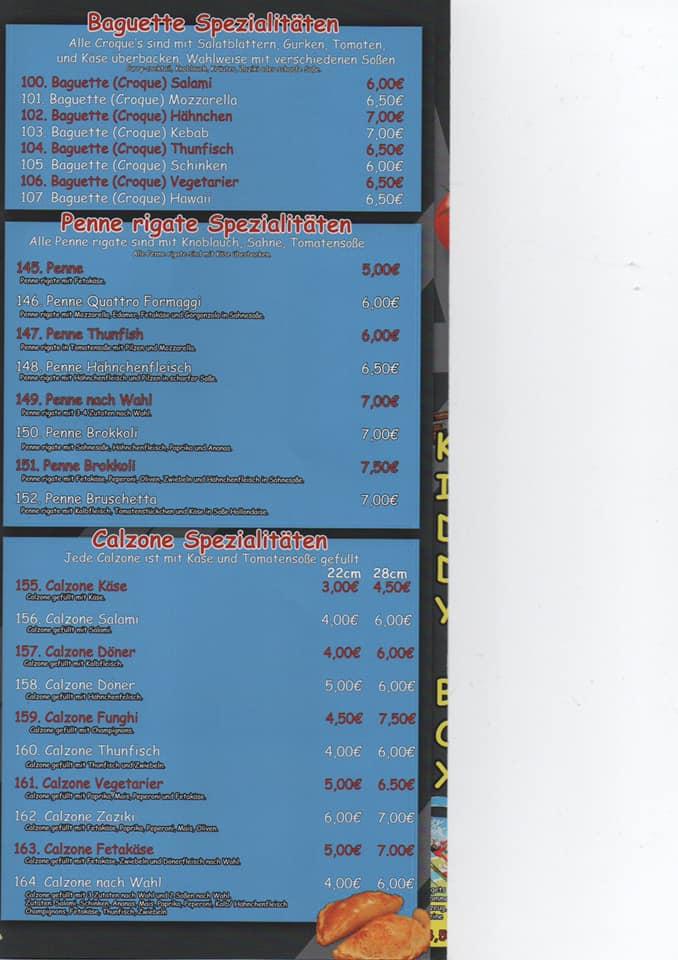 Speisekarte von My Döner restaurant, Stadthagen