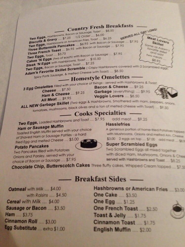 R522 Town And Country Cafe Menu 2021 09 4 