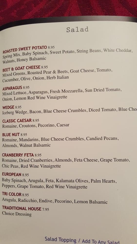 Menu at Rosario's Trattoria & Pizzeria, Midland Park