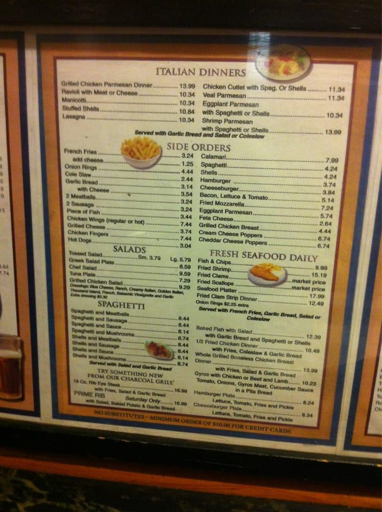 Menu at Jewett City Pizza Palace pizzeria, Griswold