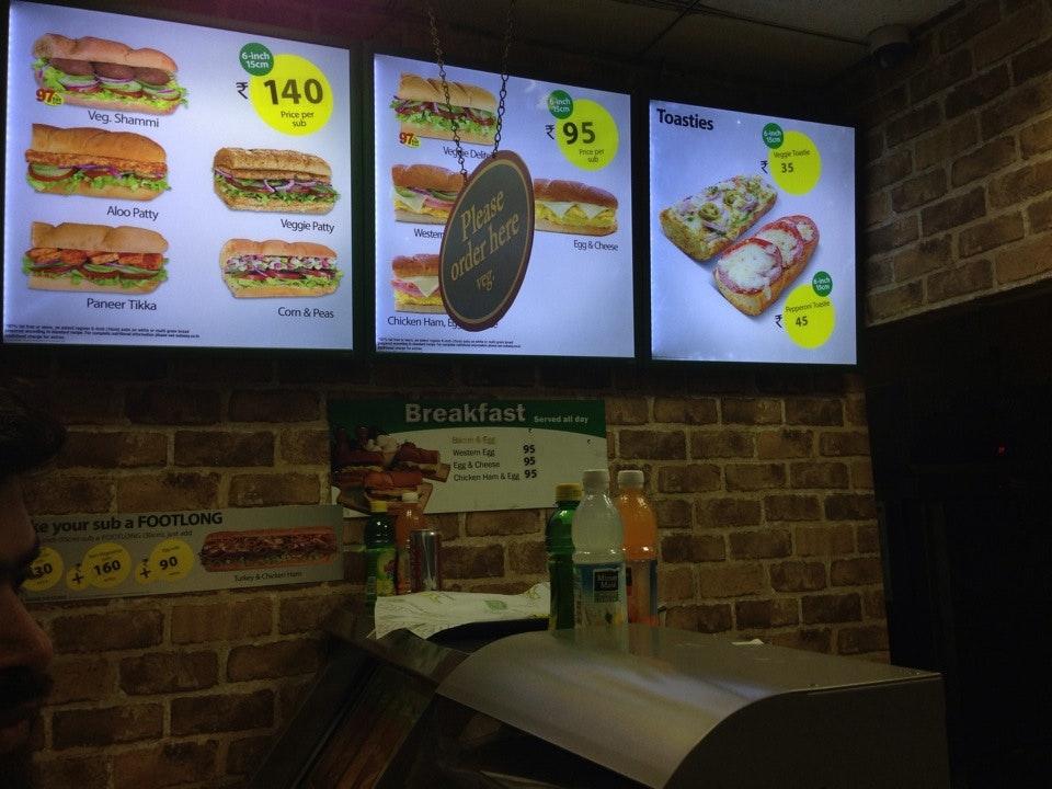 Subway Restaurant, Hanamkonda, Warangal - Subway Menu - Justdial