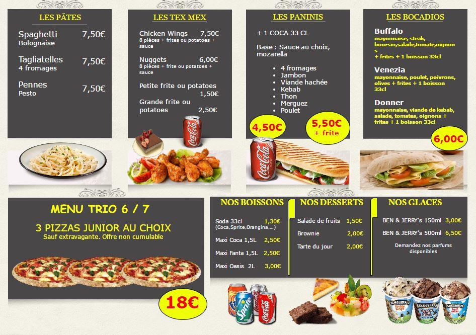 Menu au Casa Pizza pizzeria, Châteaudun, 5 Pl. de la Liberté