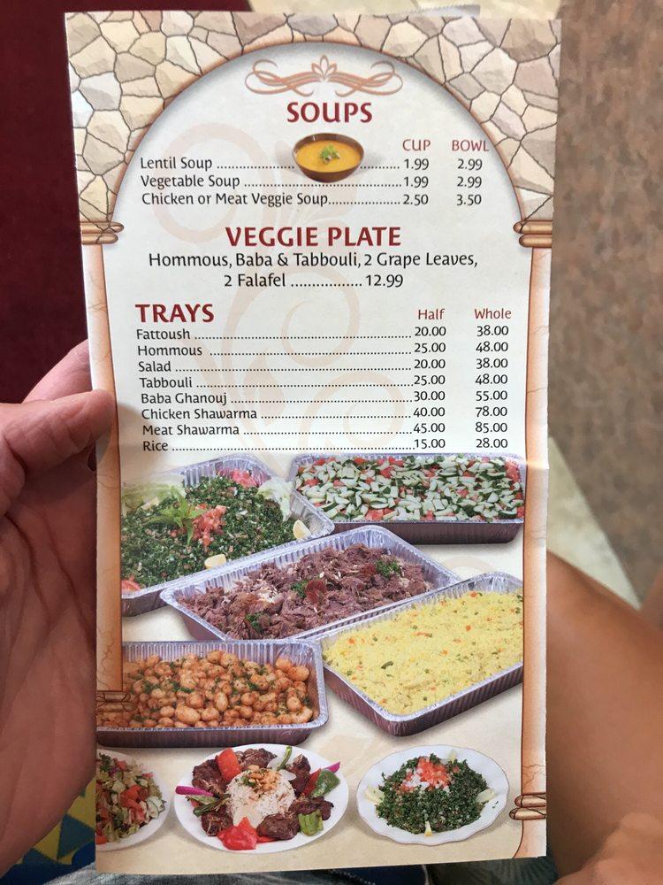 Menu at New Kabob Eden restaurant, Sterling Heights