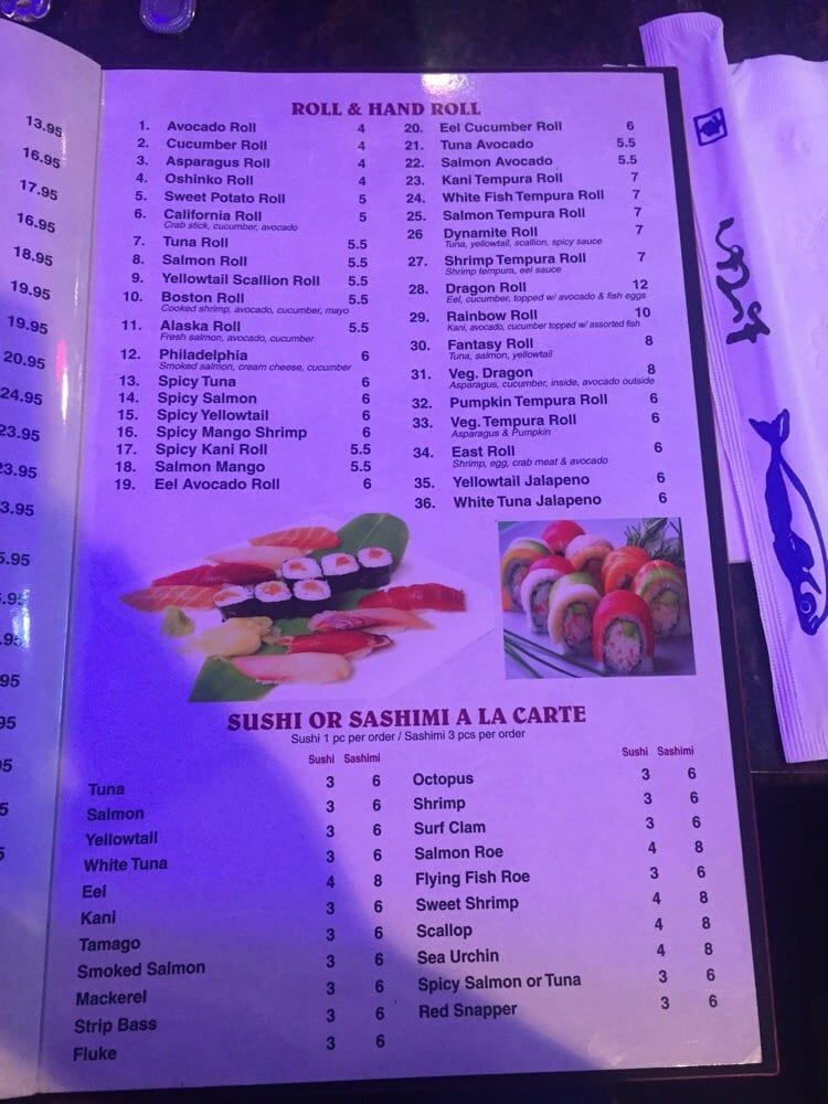 Menu at KUCHI SUSHI & HIBACHI restaurant, Tampa