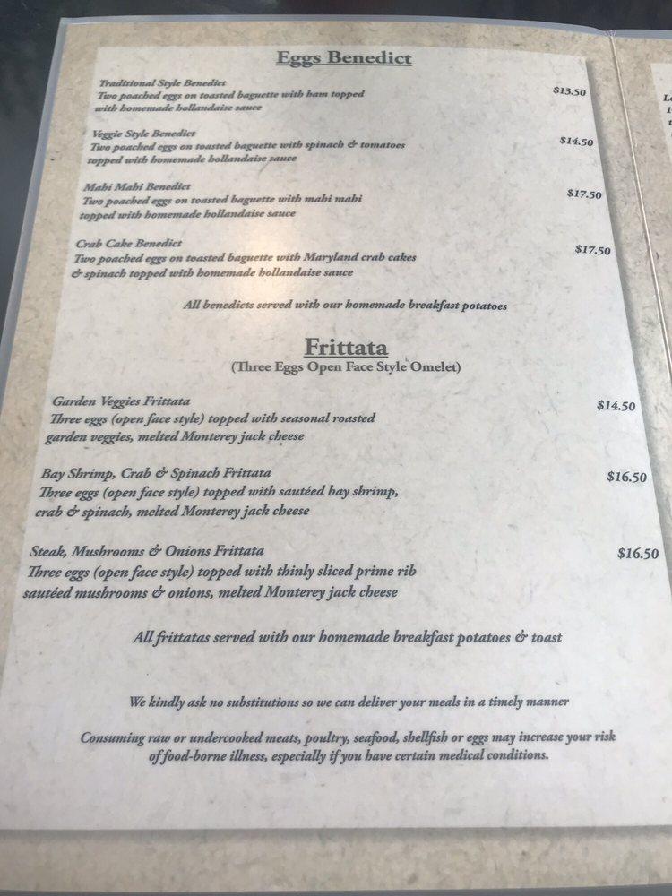 Menu at Kula Bistro restaurant, Kula