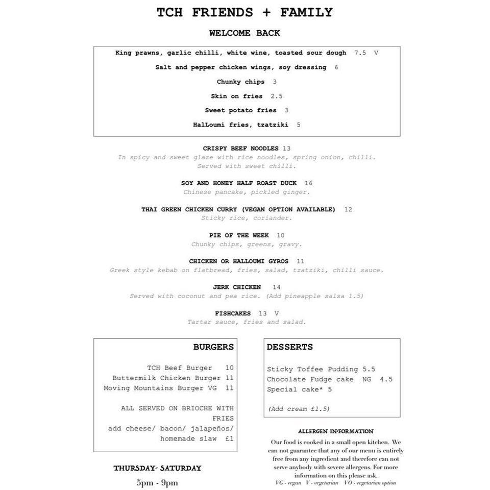 Menu at The Cotton House pub & bar, Rawtenstall