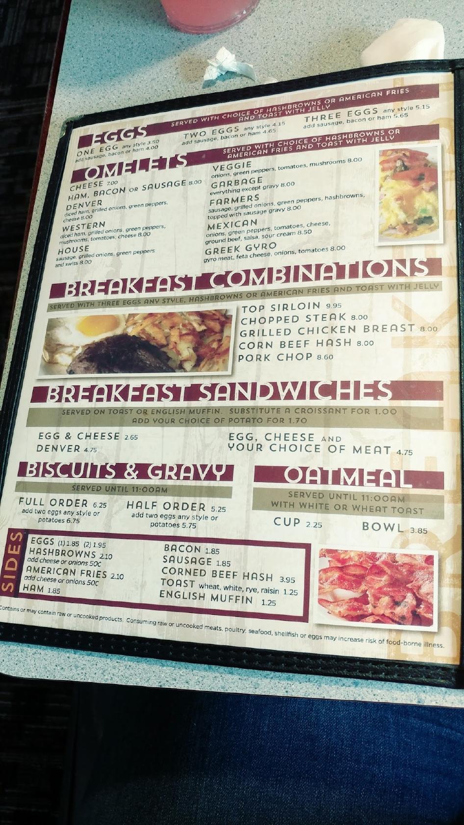 Menu at City Limits Family Restaurant, Maquoketa