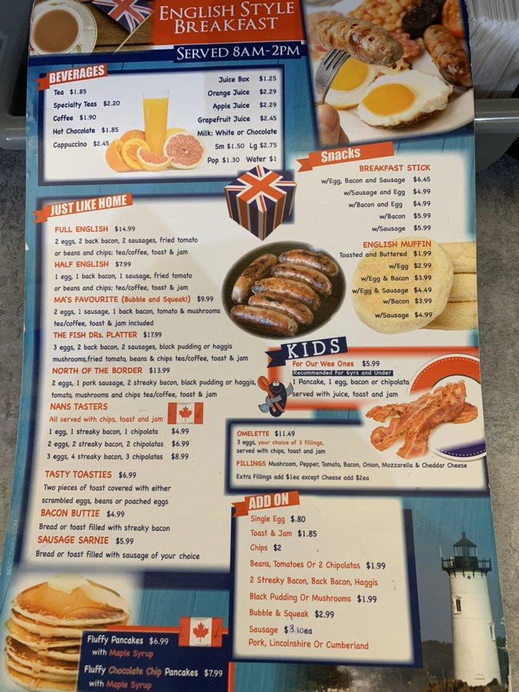 Menu at The Lighthouse Fish and Chips Brantford restaurant, Brantford