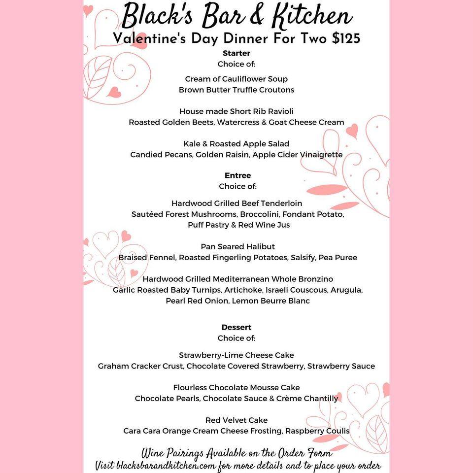 Menu at Black's Bar & Kitchen, Bethesda