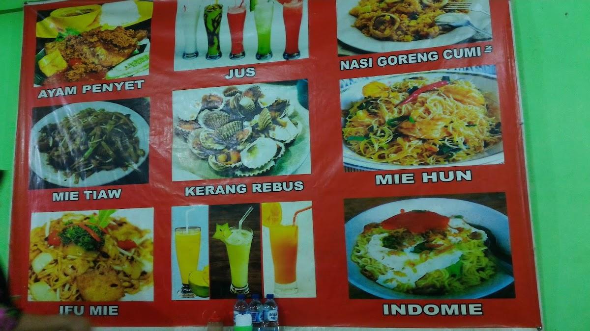 Menu at Kerang Rebus Ojolali restaurant, Medan