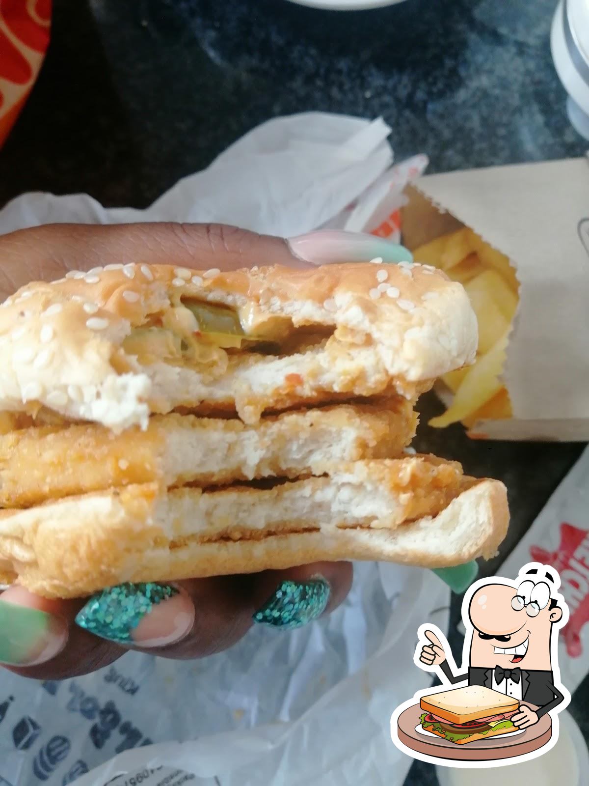 Burger King Springs (Drivethru) restaurant, Springs Restaurant menu
