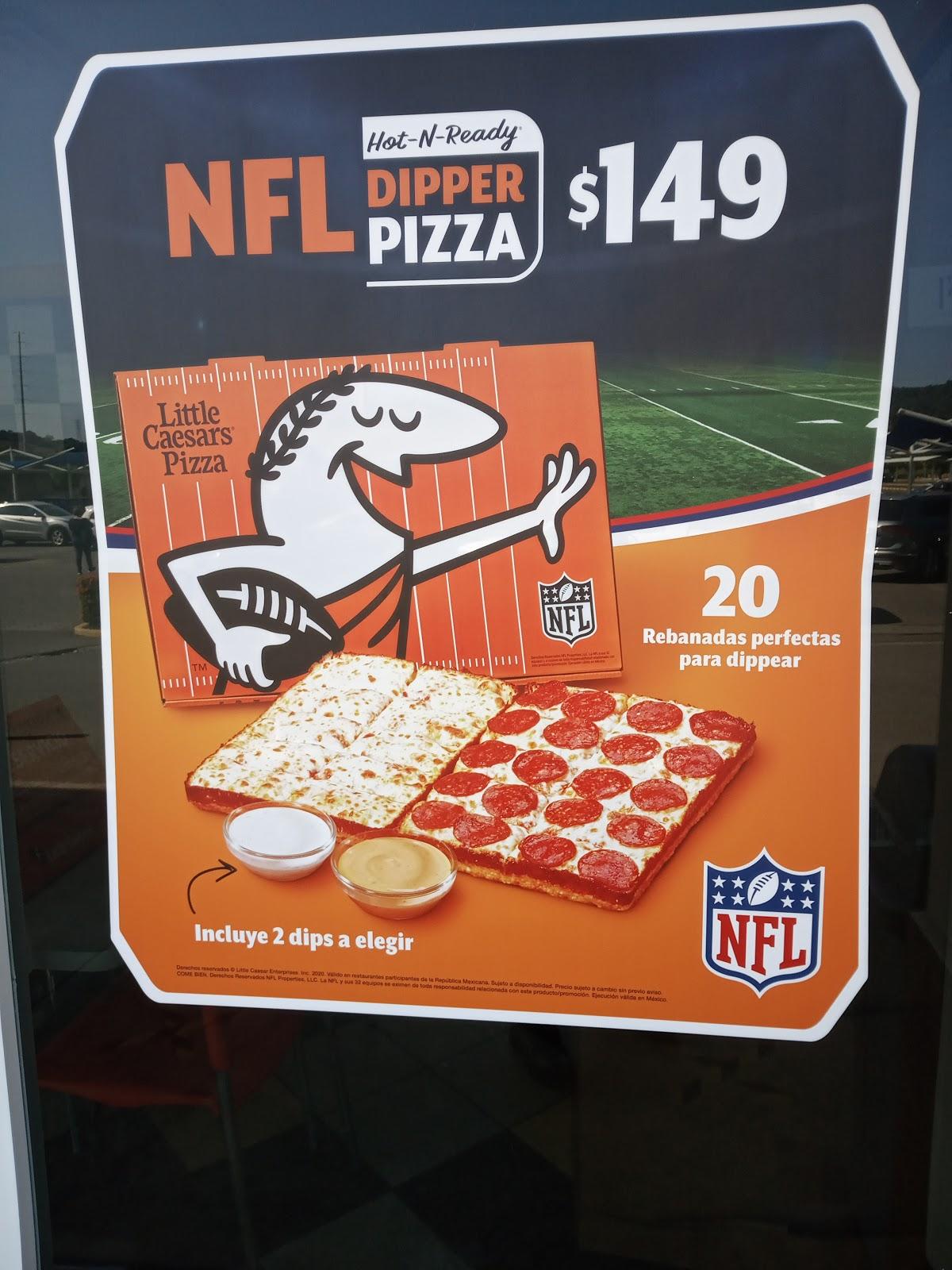 NFL Dipper Pizza de Little Caesars hace touchdown