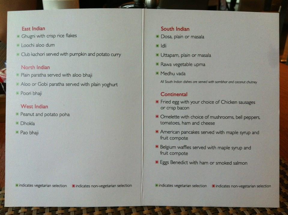 Cafe Swiss menu