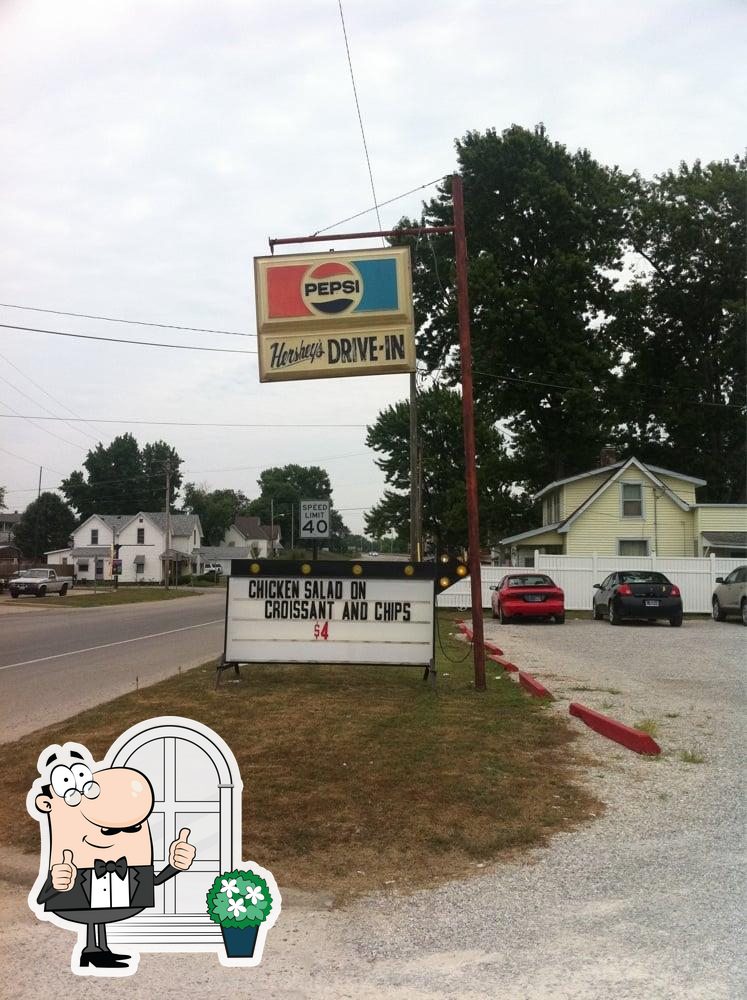 Hershey's Drive In in Veedersburg Restaurant menu and reviews