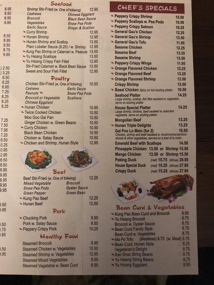 Menu at Fen Yang House restaurant, Marblehead, 40 Atlantic Ave 4