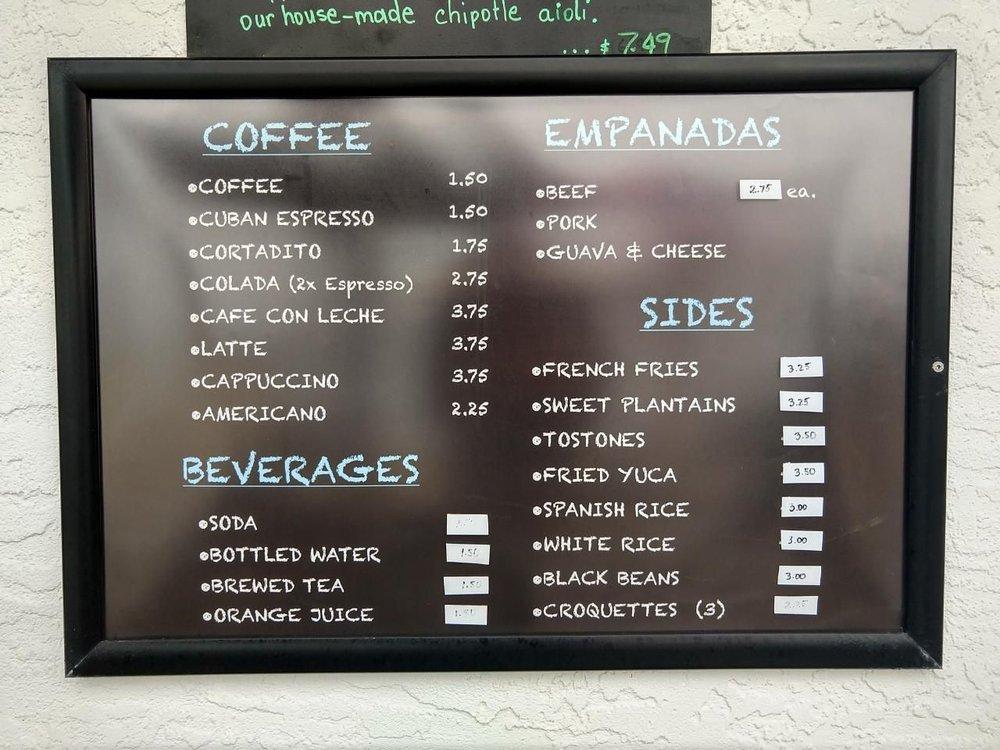 Carta de Nautical Cafe, Melbourne Beach