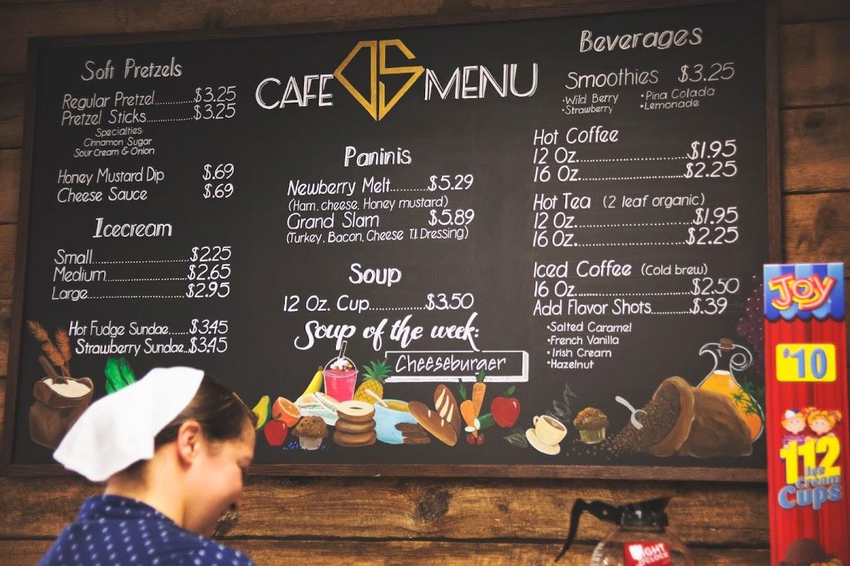 Menu at Diamond Square Market Deli Cafe, Williamsport