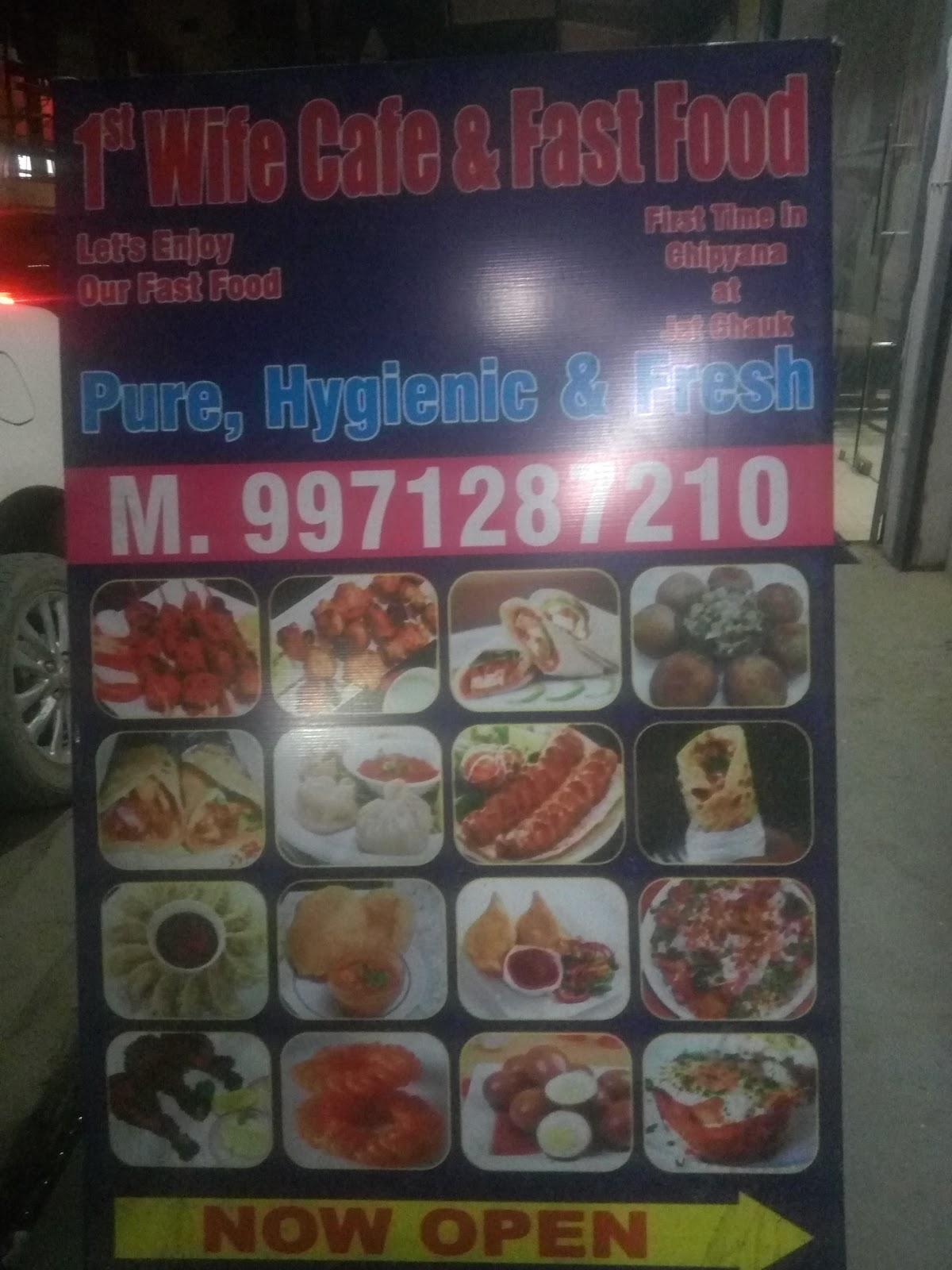 Menu at 1st Wife Non Veg & Fast Food Cafe, Ghaziabad