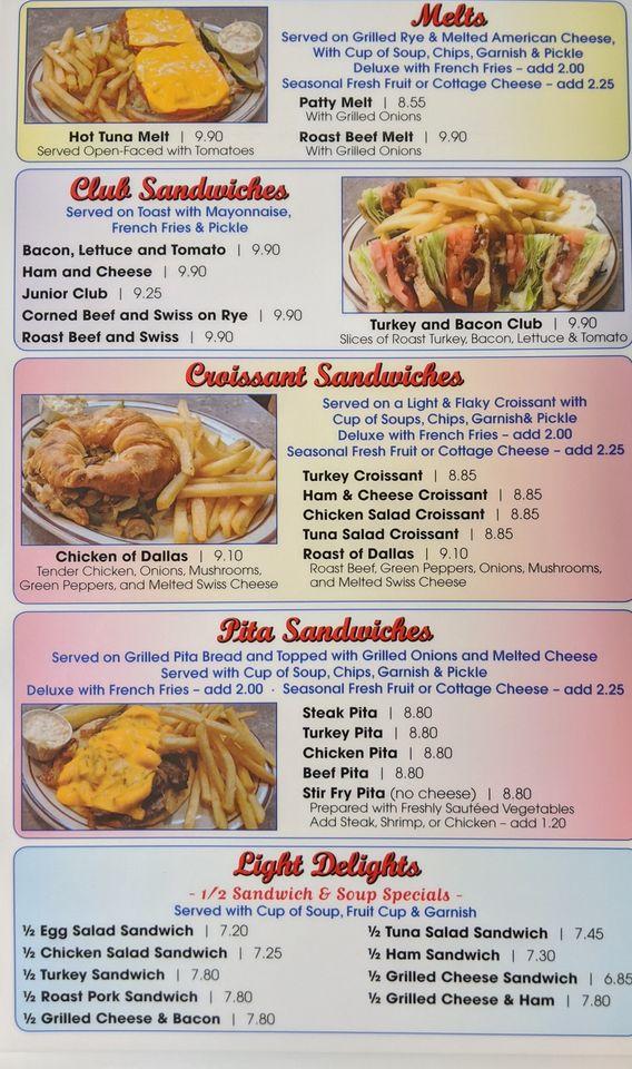 Menu at Tommy's Home Run Family Restaurant, Kenosha