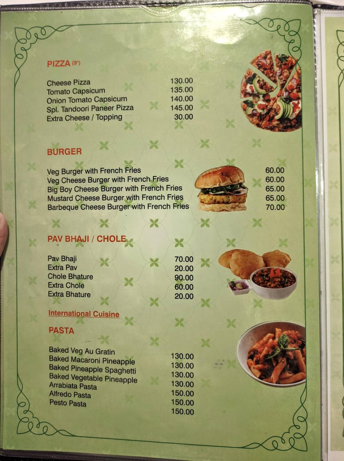 Menu at Indian spice restaurants & banquet hall Subhanpura, Vadodara