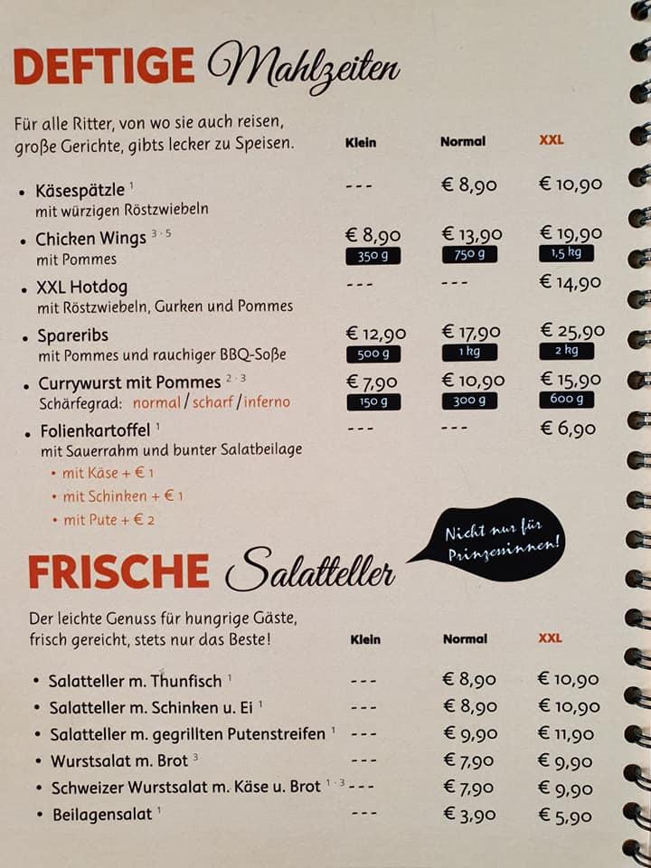 Speisekarte von Landgasthof Ritter XXL Restaurant und Landhotel ...