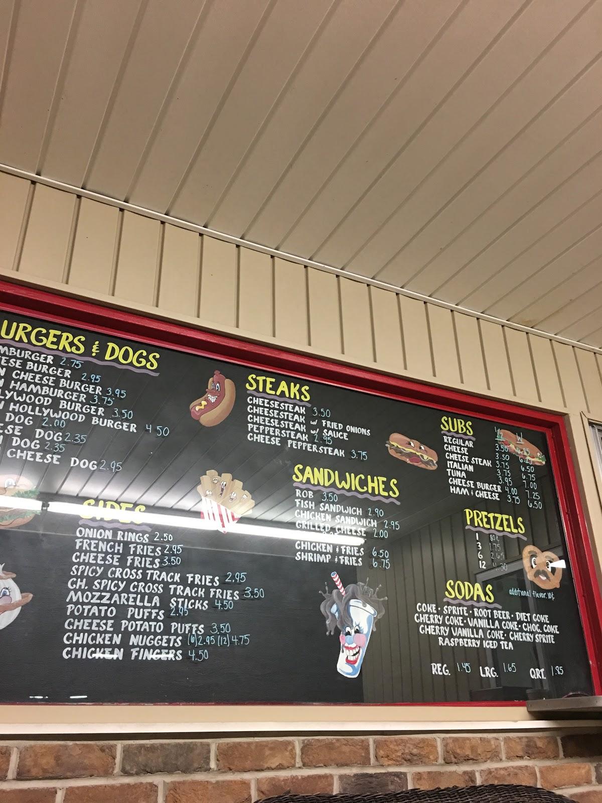 Menu at Twin Kiss Drive In restaurant, Clayton