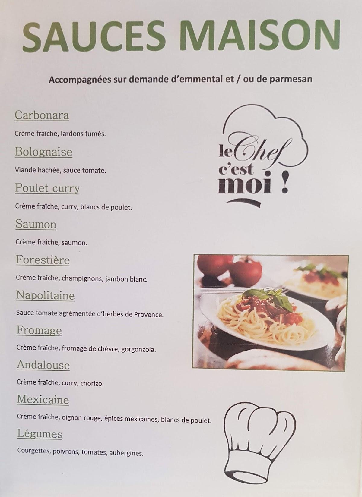 Menu at Paoza Pasta Pâtes et Pizza Lorient restaurant, Lorient